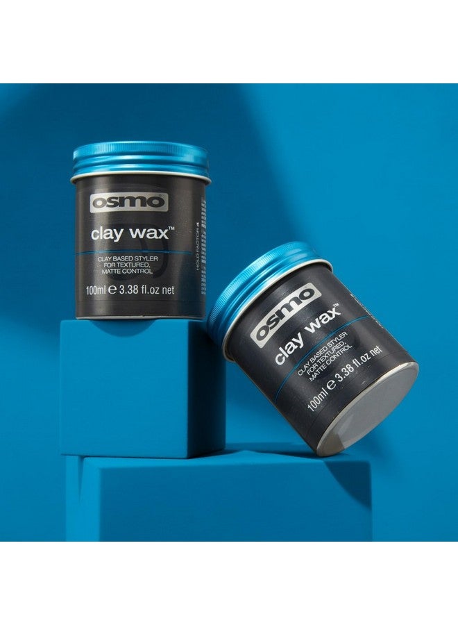 أوسمو شمع الطين Osmo Firm Hold للحصول على لمسة نهائية غير لامعة بدون لمعان للحصول على مظهر طبيعي يدوم طوال اليوم لجميع أنواع الشعر 3.38 أونصة سائلة (عبوة من قطعة واحدة) - Image 2