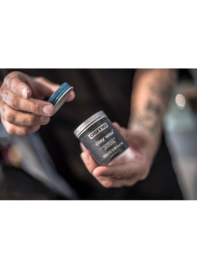 أوسمو شمع الطين Osmo Firm Hold للحصول على لمسة نهائية غير لامعة بدون لمعان للحصول على مظهر طبيعي يدوم طوال اليوم لجميع أنواع الشعر 3.38 أونصة سائلة (عبوة من قطعة واحدة) - Image 4