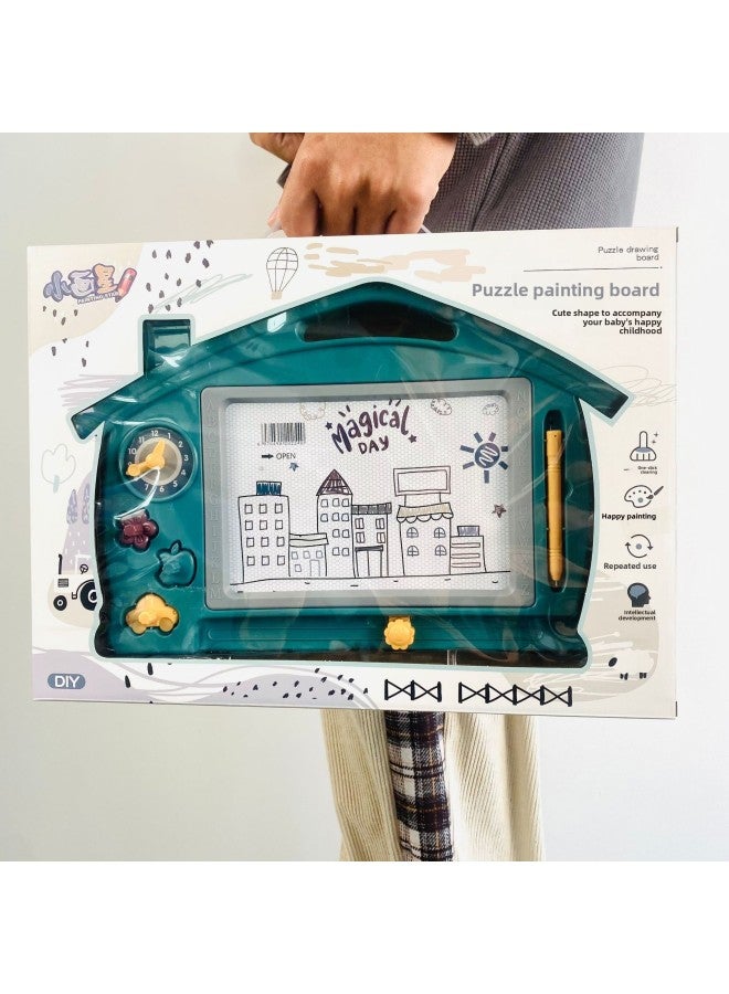 Children's Drawing Board Home Drawing Board Educational Toys Baby Graffiti Large Gift Box Stall Institutional Gifts Wholesale-Color:899-82 Dinosaur Sketchpad - Image 4