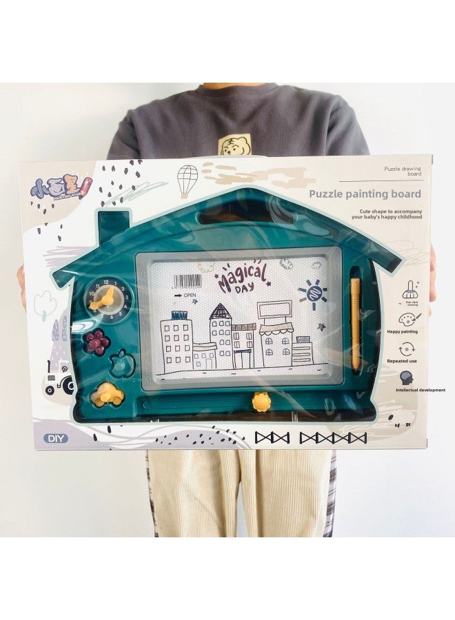 Children's Drawing Board Home Drawing Board Educational Toys Baby Graffiti Large Gift Box Stall Institutional Gifts Wholesale-Color:899-82 Dinosaur Sketchpad - Image 2