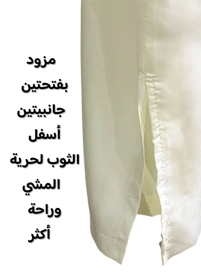 Men's Shirt, Nightgown, Moroccan Robe, Comfortable Men's Gifts Luxury Men's House Robe for Comfort Moroccan Shirt, Men's Summer Shirt, Short Sleeve Shirt, Men's Robe Comfortable Men's Gifts - Image 4