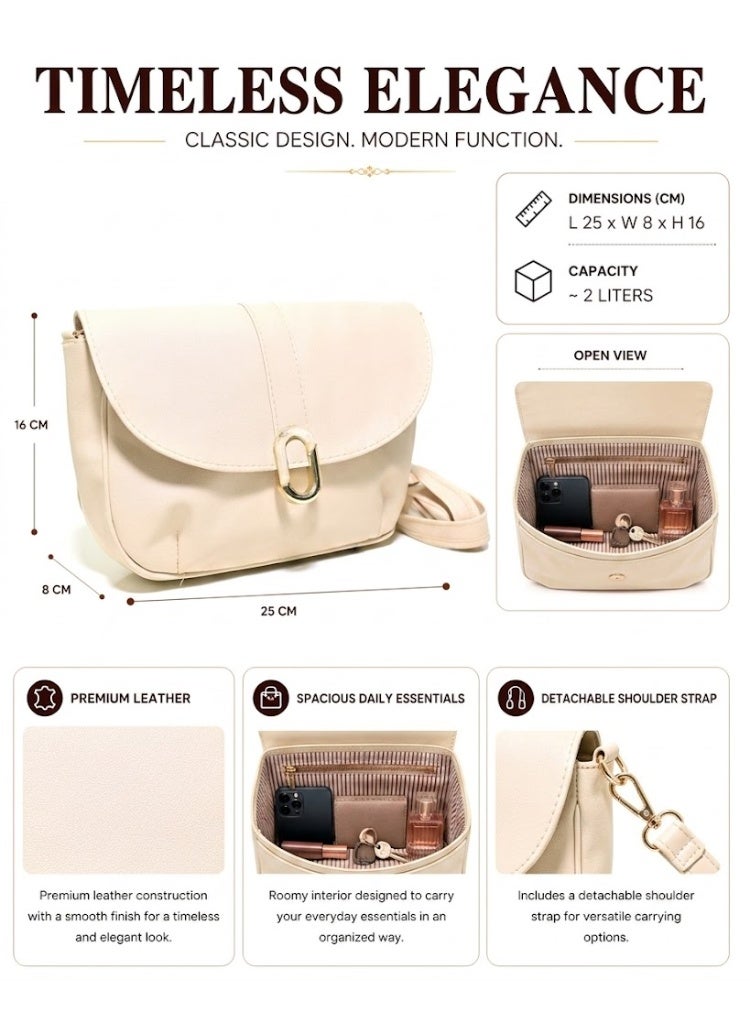 MOMO CRS009 - MULTIFUNCTION CLASSIC WOMEN'S LEATHER HANDBAG & CROSSBODY BAG - Image 4