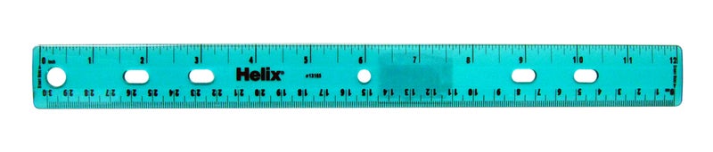 Helix Standard Ruler, 12 Inch / 30cm, Assorted Colors (13105) - Image 5
