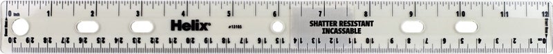 Helix Standard Ruler, 12 Inch / 30cm, Assorted Colors (13105) - Image 3