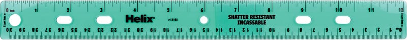Helix Standard Ruler, 12 Inch / 30cm, Assorted Colors (13105) - Image 4
