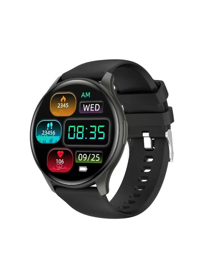 MPBLBERRI Smart Watch for Android & iOS (LaxasFit App) – Fitness Tracker with Heart Rate Monitor, Step Counter & Sleep Tracking – Compatible with Android 5.0+ & iOS 9.0+ - Image 1