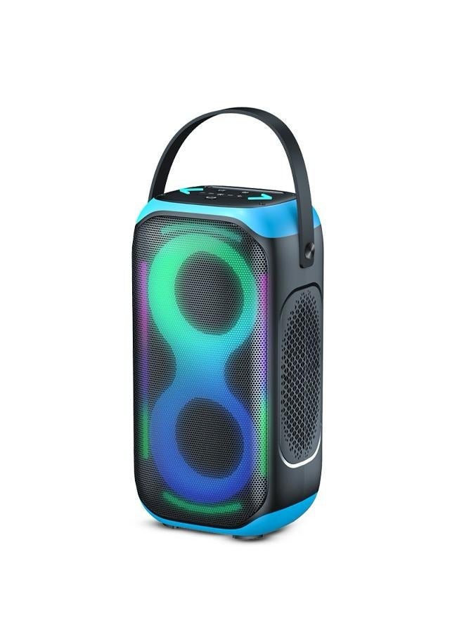 اموود مكبر صوت Soundboom محمول بتقنية البلوتوث مع صوت جهير وأضواء LED ودعم USB - Image 1