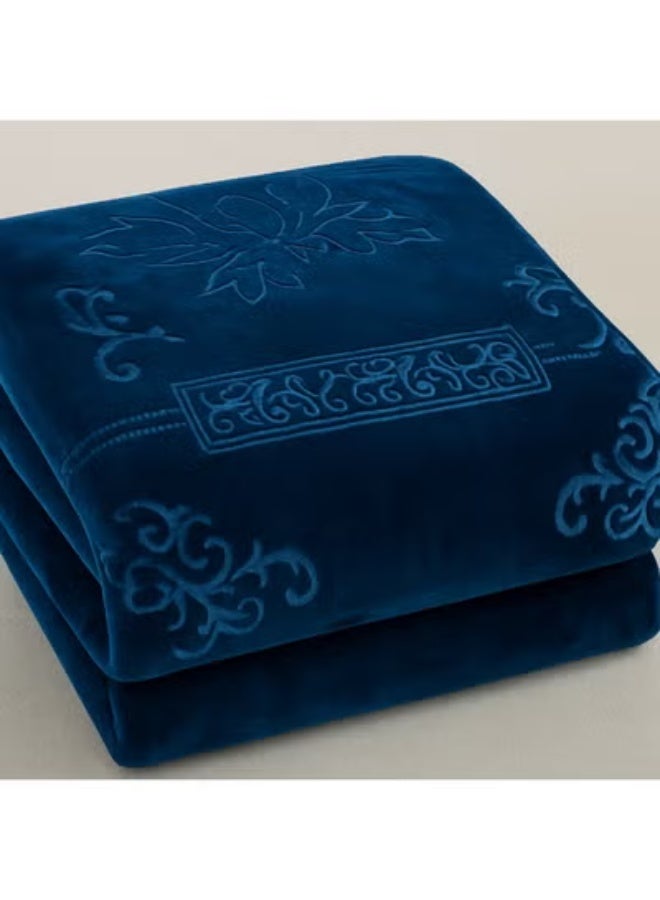 Blues Premium Heavyweight Flannel Blanket 5KG – Ultra-Soft Winter Blanket 240×220 cm - Image 4