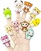 AQKILO Animal Finger Puppet Set Animals Puppet Show Theater Props Educational Bath Toys10 Pieces - Image 2