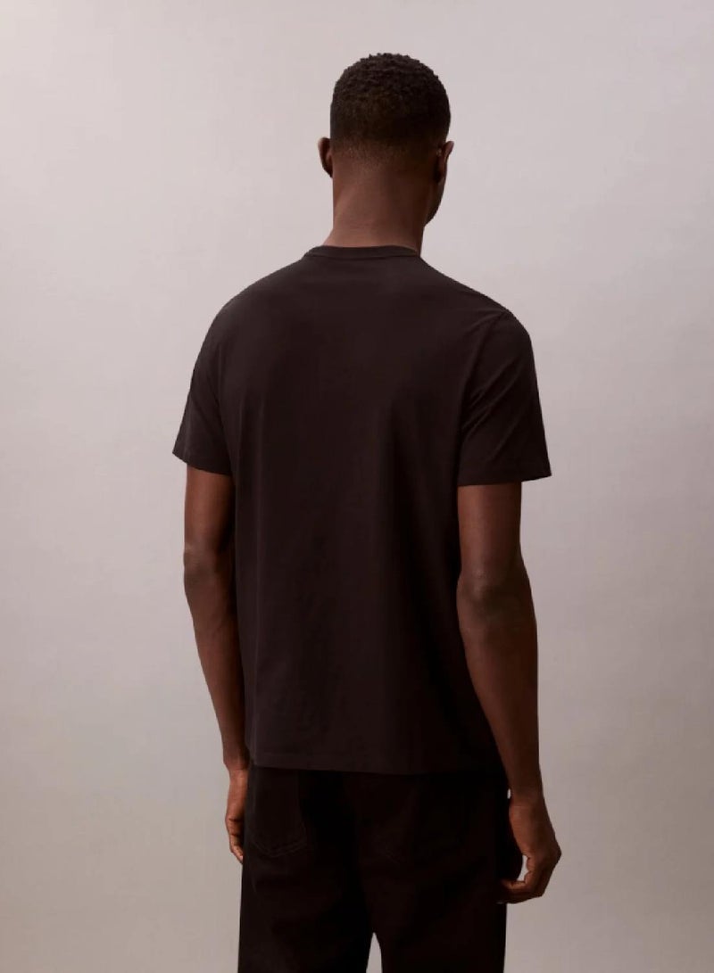 CALVIN KLEIN Logo Cotton T-Shirt - Image 2