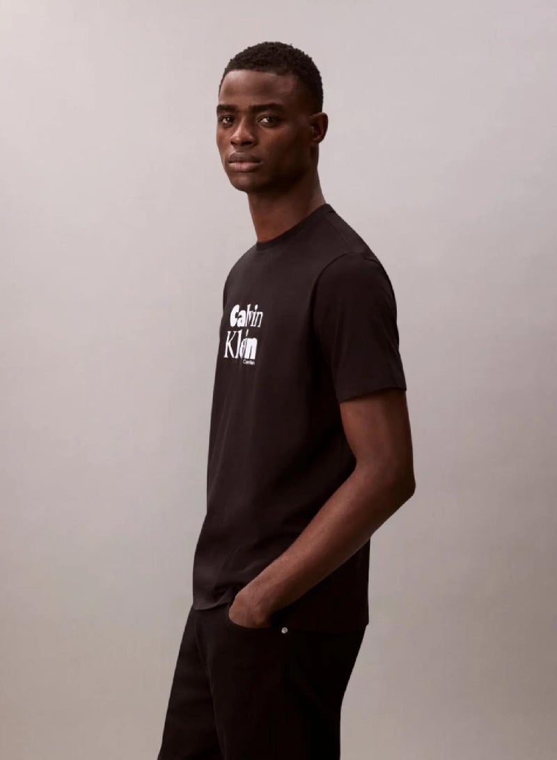 CALVIN KLEIN Logo Cotton T-Shirt - Image 5