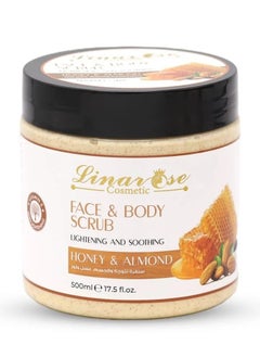LINAROSE Honey & Almond Face & Body Scrub - 500ml 
