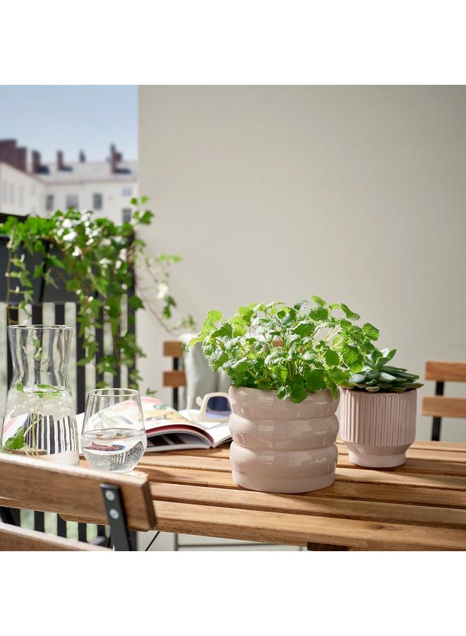 Zaboon Plant pot, in/outdoor/beige, 12 cm - Image 4