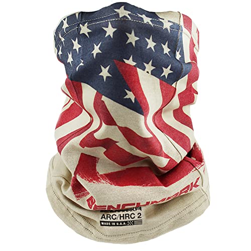 BENCHMARK FR Flame Resistant Face Mask Neck Gaiter - CAT2 (Plain, Gray) - Image 1