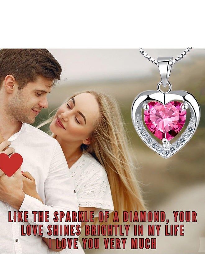 ليمون مجموعة هدايا من الزهور المحفوظة: وردة حمراء دائمة مع قلادة وأقراط للأم والابنة والزوجة في ذكرى زواجهما وأعياد ميلادهما. - Image 5