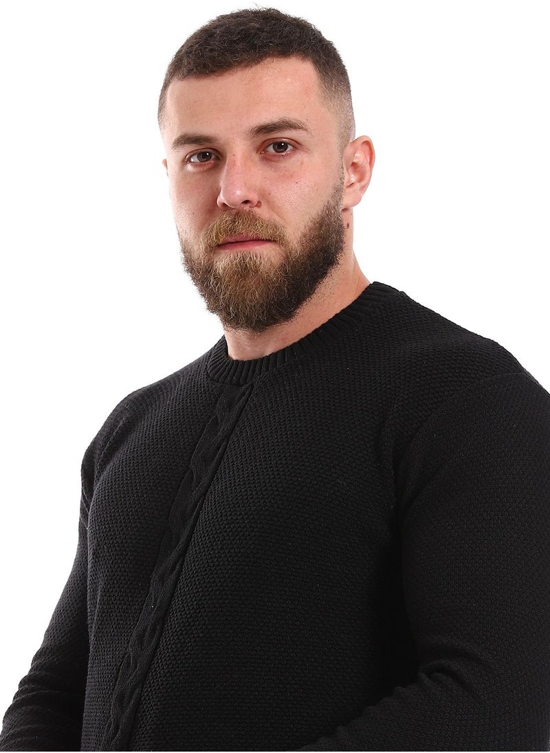Caesar - Wool Mens Pullover With Multi Design - Image 1