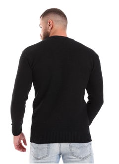 Caesar Wool Mens Pullover With Multi Design  - Image 4