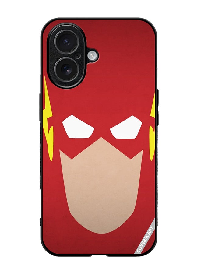 COVERSCART Protective Case Cover For Apple iPhone 17 Flash Design Red