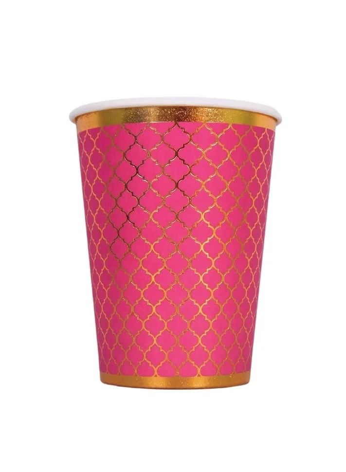 Peacock Supplies Peacock Supplies 10 Pack Moroccan Plum Party Cups - Stylish and Durable Party Cups
