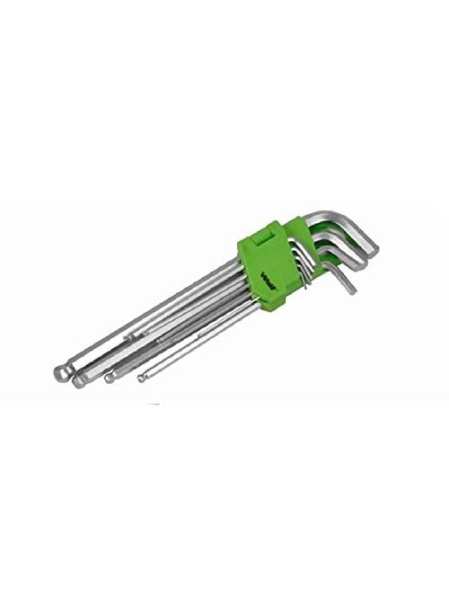 Wulf Wulf Title LShape Metric Ball Point Hex Key Set Ideal for Home Repair DIY Professional Maintenance HeavyDuty Allen Wrench Set Set of 9  - Image 5