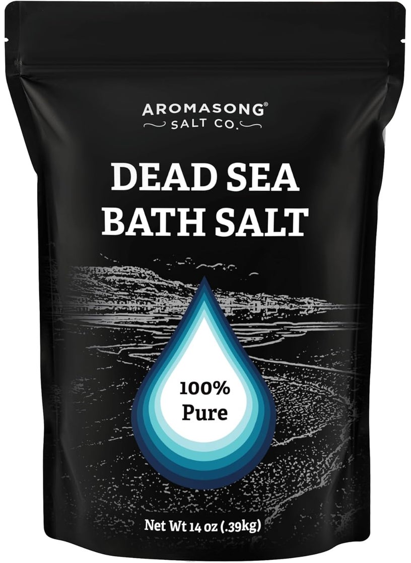 Aromasong - Aromasong Dead Sea Salt Bath Soak 14 OZ Bulk Pack  100 Natural Dead Sea Salts for Soaking and Detoxification - Image 1