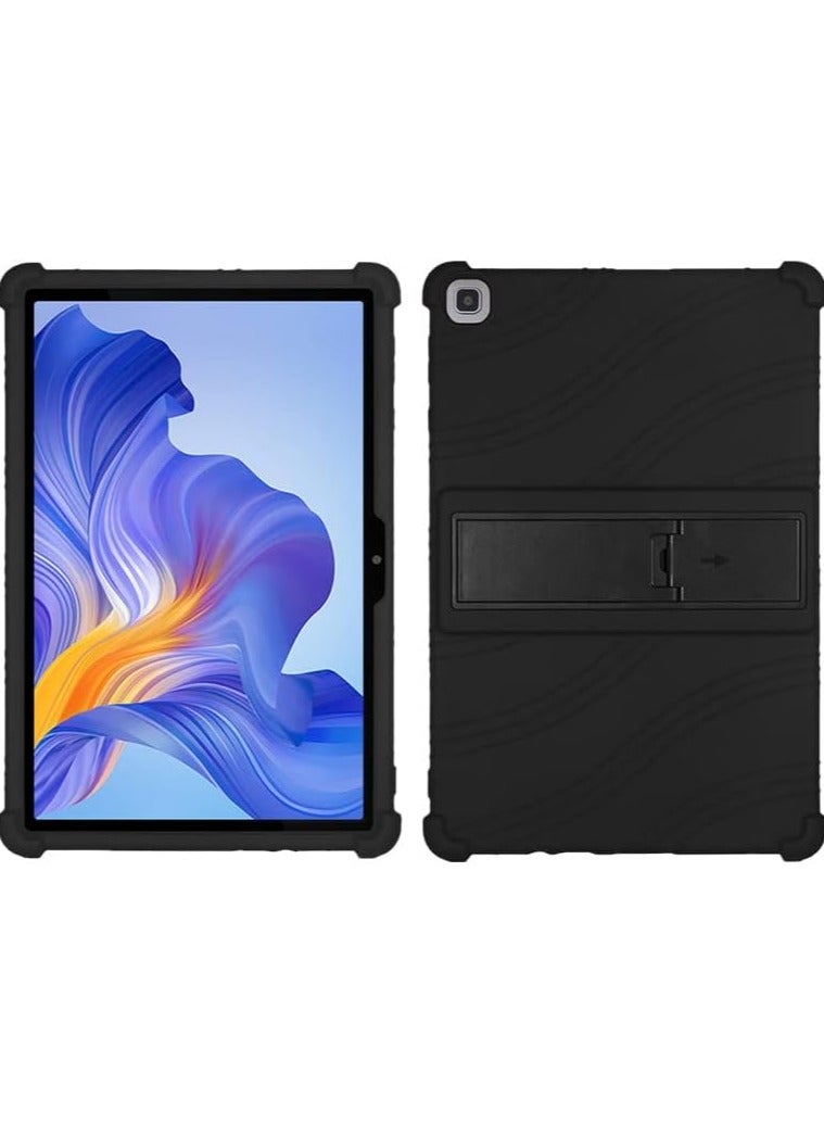 VKL Compatible with Honor Pad X8/ Pad X8 Lite 10.1 inch Tablet Silicon Case Protective Shell,Silicon Shockproof Protective Case (Black) - Image 1