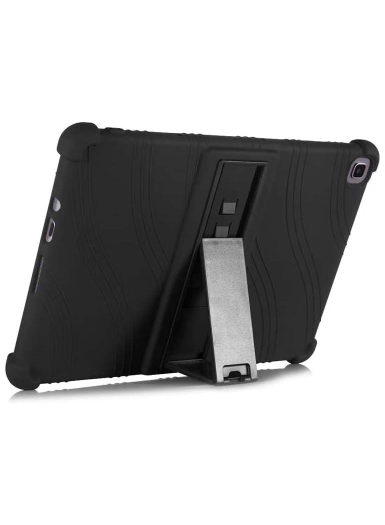 VKL Compatible with Honor Pad X8/ Pad X8 Lite 10.1 inch Tablet Silicon Case Protective Shell,Silicon Shockproof Protective Case (Black) - Image 2