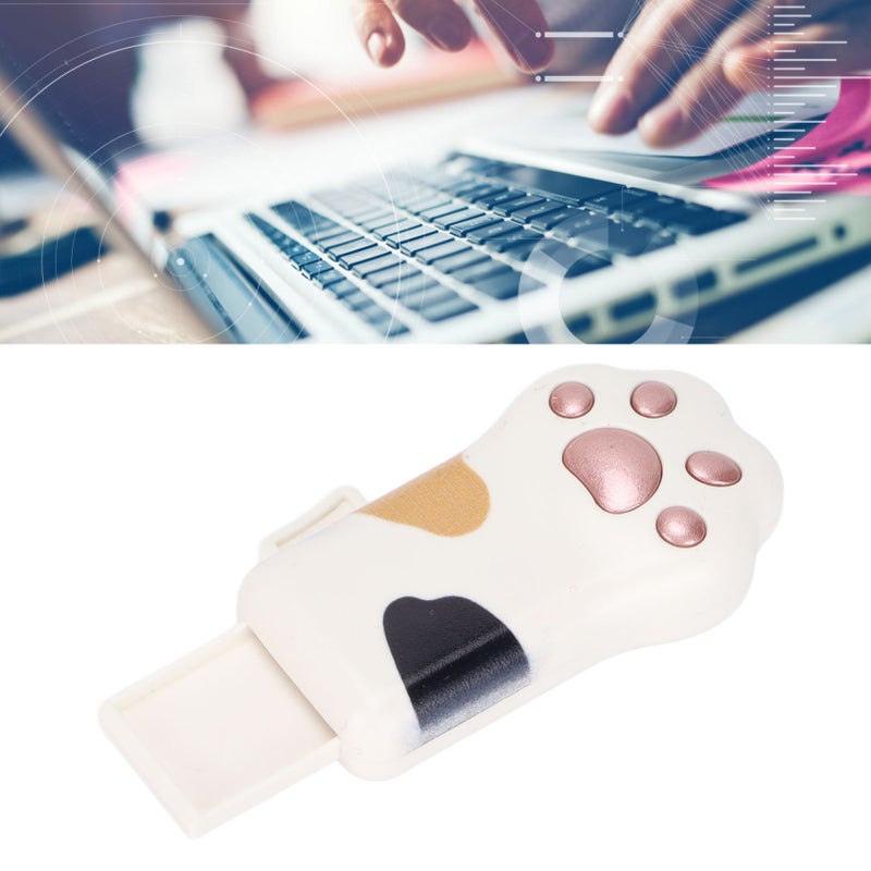 Memory Stick Portable Rose Gold Cat Claw Shape USB2.0 Flash Disk for Information Storage Data Transmission PC TelephoneRose Gold Cat Claw Shape 64GB - Image 2