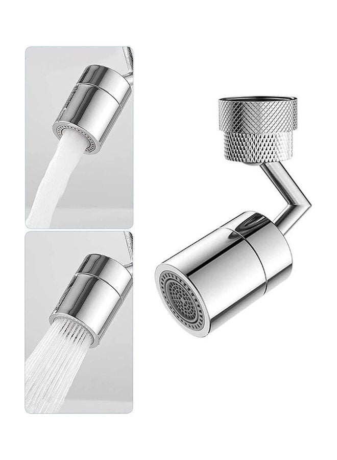 Y&D 720 Degree Swivel Sink Faucet Aerator Silver 9x2.5x2.5cm - Image 1