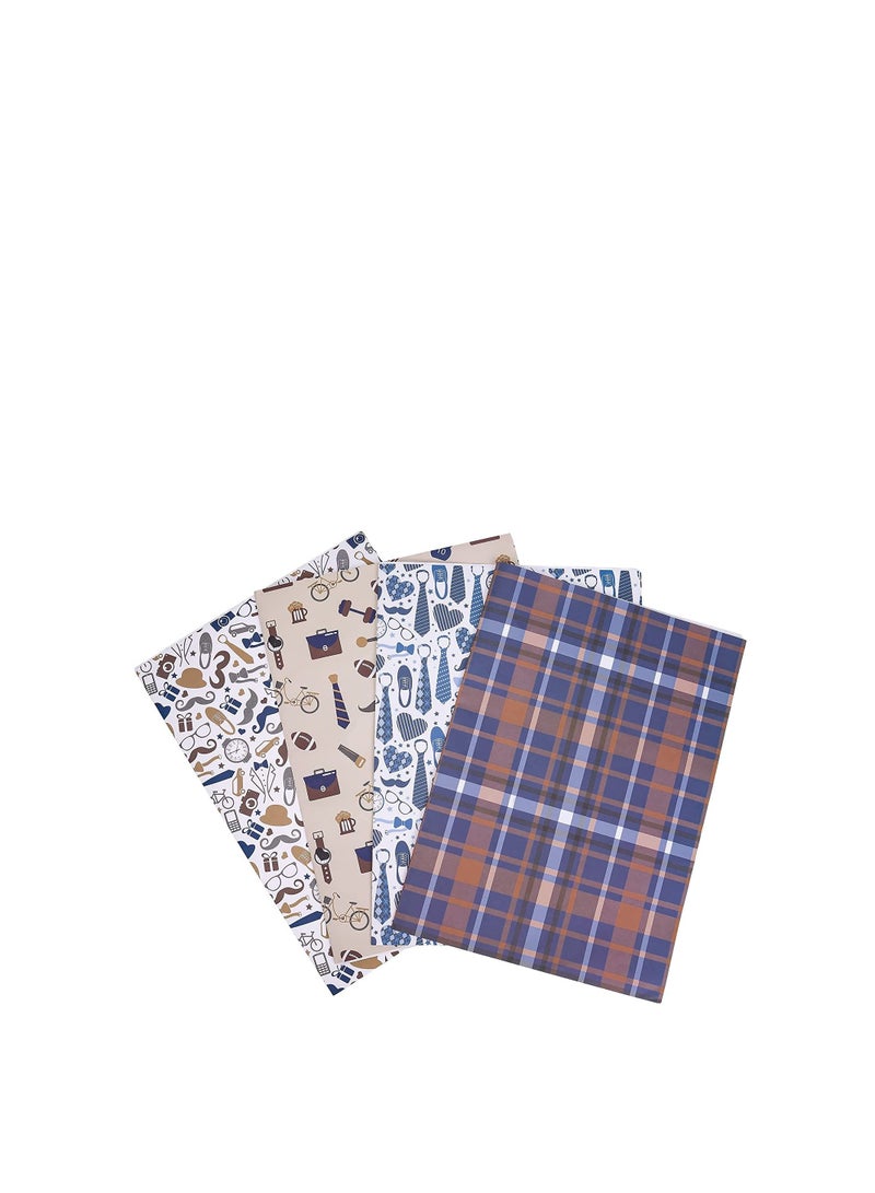 SYOSI Gift Wrapping Paper, Recyclable Gift Wrapping Paper Set for Birthday,Bridal Baby Shower,Weddings,Graduations,Women,Men,Boy,Girl,All Occasion - Image 2