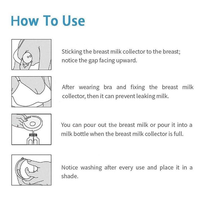 Finever Breast Milk Leak Collection Shell Nursing Mom for Breastfeeding Nipple Cups (2Pack) - Image 4