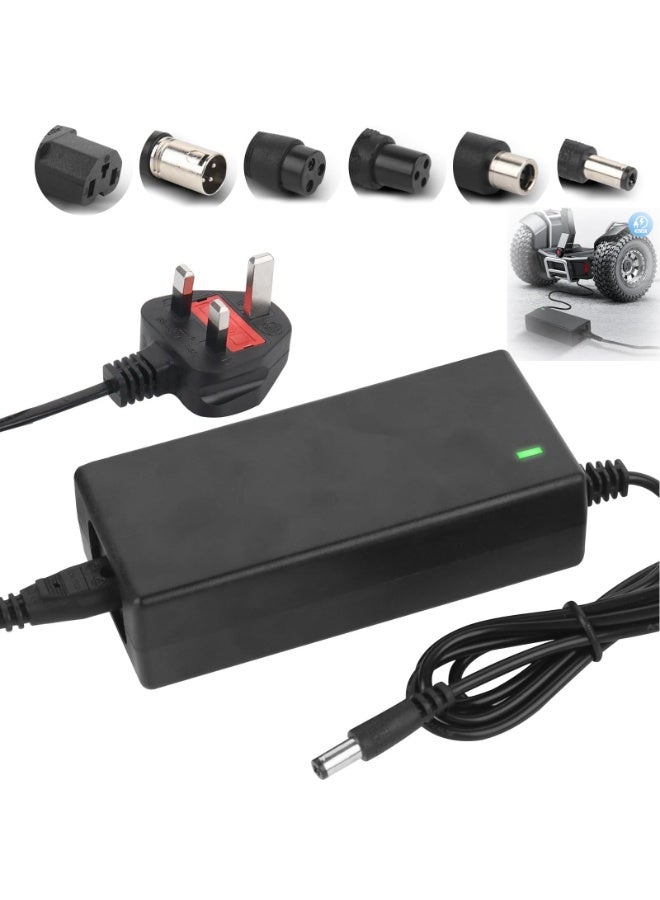 Electric Scooter Charger 42V 2A for 36V Li-ion Battery,  Fast Recharge, Compatible with M365 E-Scooter & E-Bike, Includes 6 Plugs, Mobility Scooter Battery Charger - Image 1