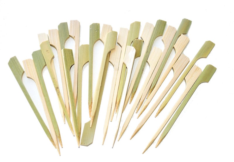 Gmark Bamboo Paddle Picks 45 100 ct Bamboo Picks Cocktail Picks GM1095 - Image 1