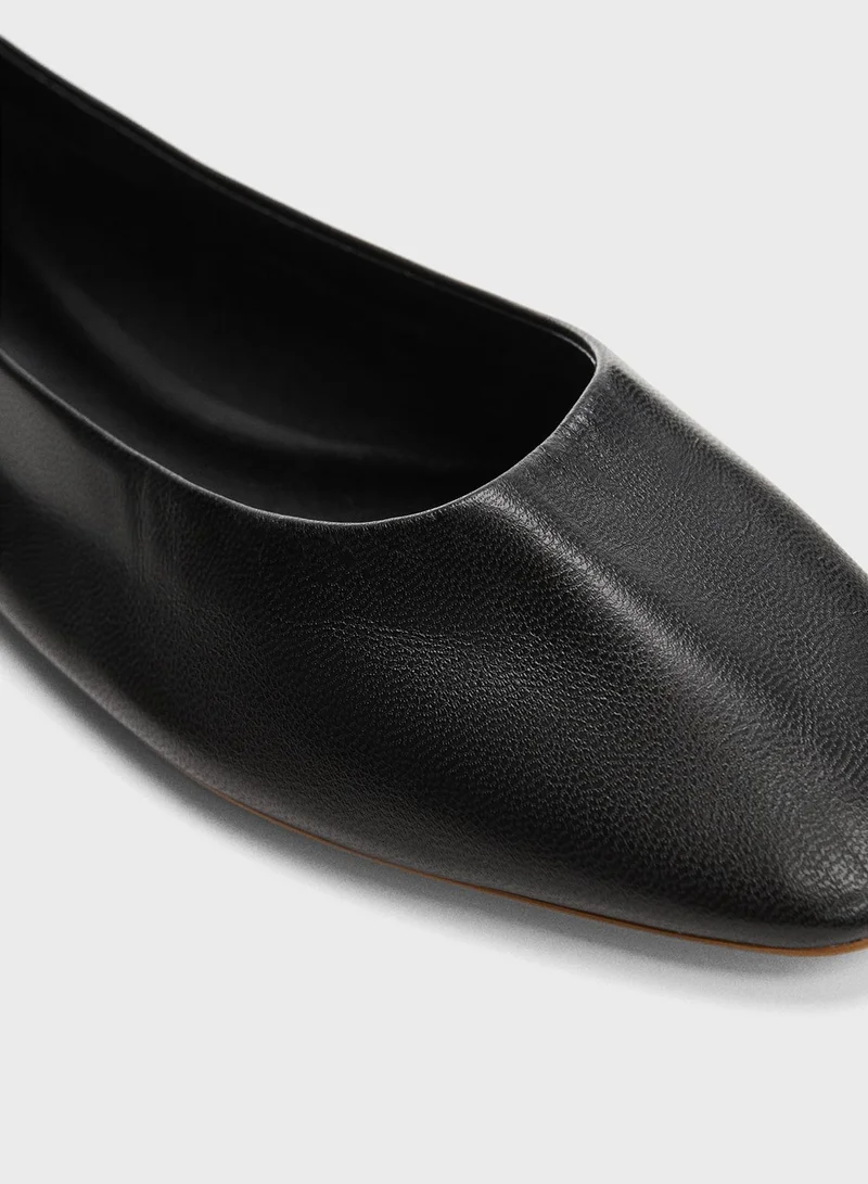 MANGO Sua Ballerinas