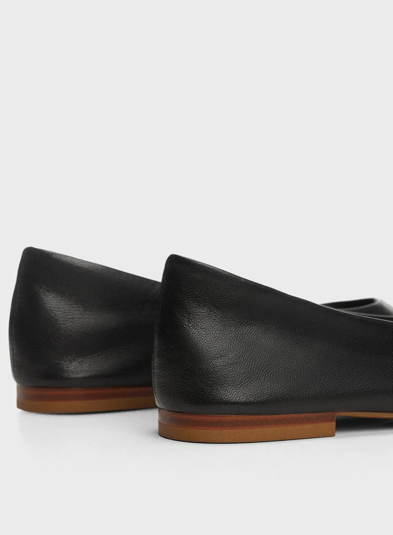 MANGO Sua Ballerinas