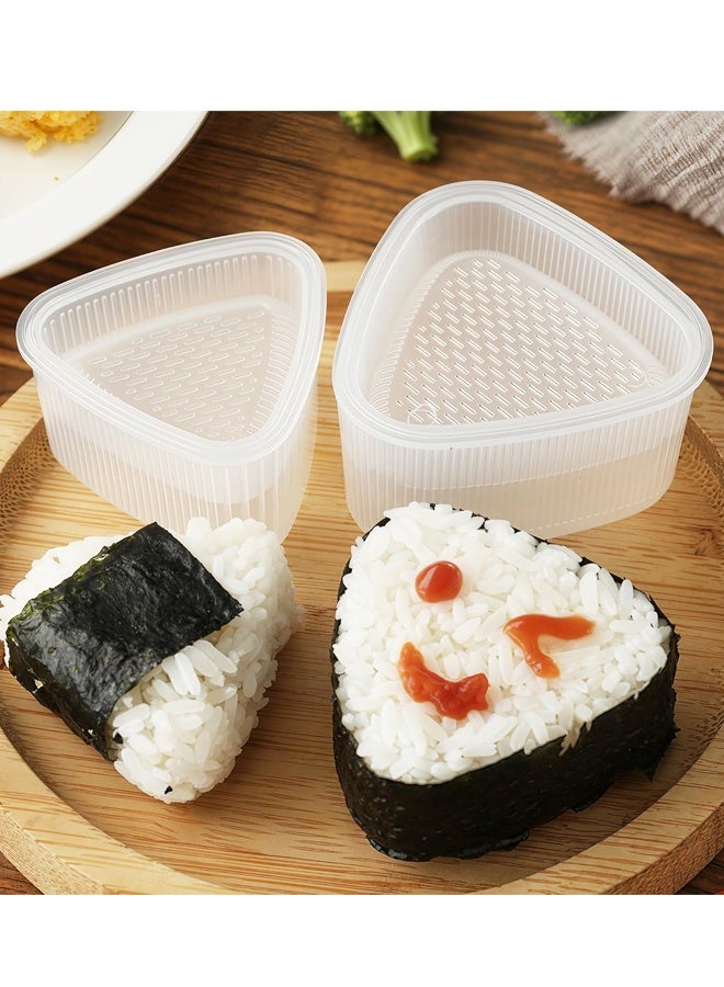 3 Pack Rice Ball Mold, Sushi Mold Diy Sushi Cooking Tools For Japanese Boxed Meal Children Bento(Transparent) - Image 4
