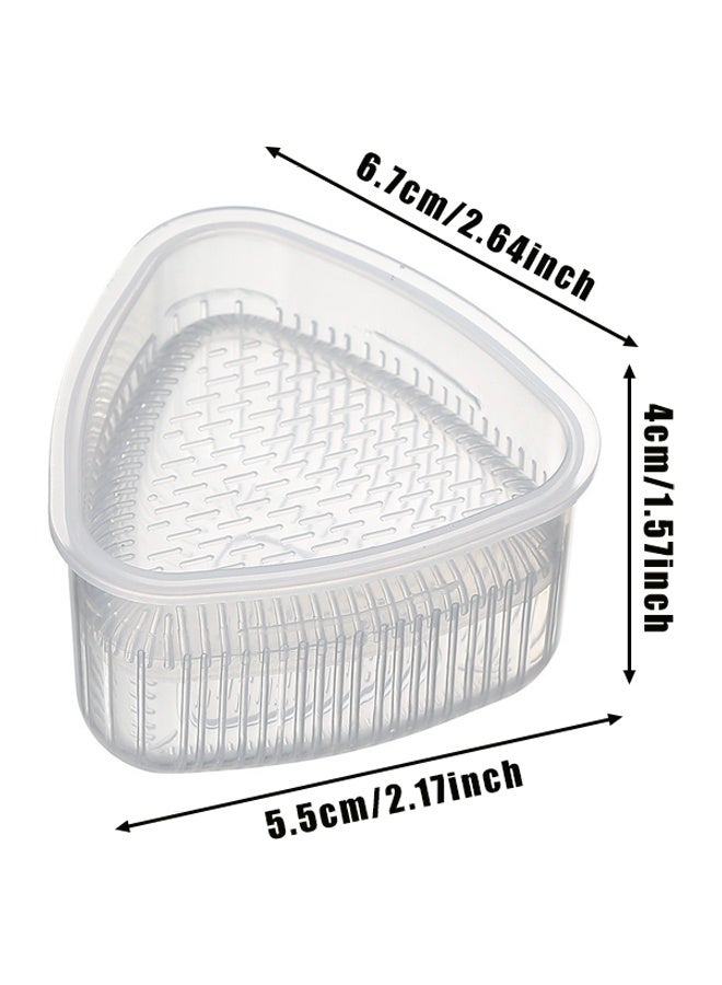 3 Pack Rice Ball Mold, Sushi Mold Diy Sushi Cooking Tools For Japanese Boxed Meal Children Bento(Transparent) - Image 2