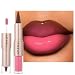 Erinde 2 In 1 Lip Combo Set DualEnded Lip Liner Gloss Combo Nude Brown Lipliner Velvet Matte Lipstick HighShine Gloss High Pigmented LongLasting Lipstick Makeup Vegan CrueltyFree 03 - Image 2