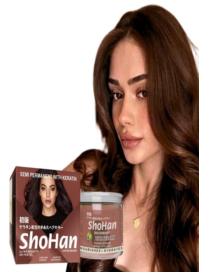 ShoHan Semi Permanent Hair Colour Brown - (Brown, Pack of 1) - Image 1
