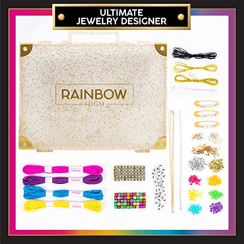 Rainbow High Ultimate Jewelry Designer, DIY Jewelry Making Kit, Design 20+ Pieces of Jewelry, Great Weekend or Sleepover Activity for Girls, Bead Kit for Kids Teens & Tweens Ages 8, 9, 10, 11 - Image 3