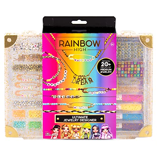 Rainbow High Ultimate Jewelry Designer, DIY Jewelry Making Kit, Design 20+ Pieces of Jewelry, Great Weekend or Sleepover Activity for Girls, Bead Kit for Kids Teens & Tweens Ages 8, 9, 10, 11 - Image 2