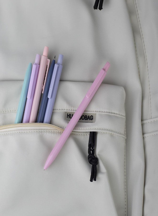 Idcrea Mechanical Pencils Set 0.7 mm Triangular 6 Pencils 4 Tubes Leads 1 Eraser Pastel Colors Cute Aesthetic lead pencils for School Writing Drafting - Image 5