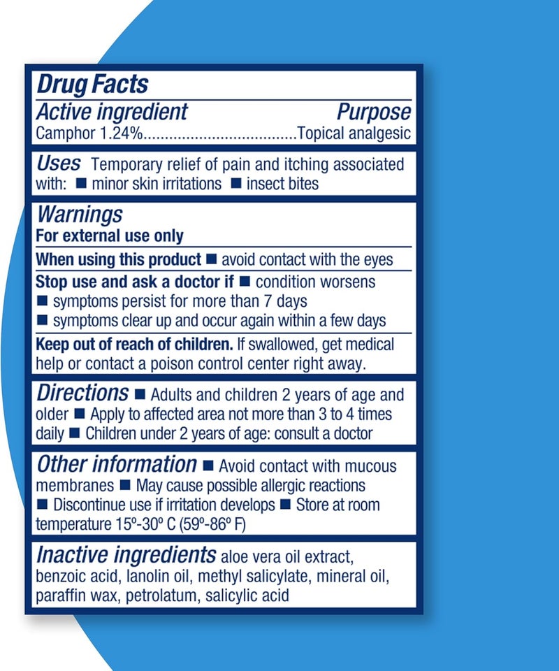 Bluestar Anti-Itch Medicated Ointment, Fast-Acting Relief for Dry, Itchy Skin, Rashes, Ringworm, Dry Cracked Heels & More, Hydrocortisone-Free & Steroid-Free, 2 OZ - Image 2