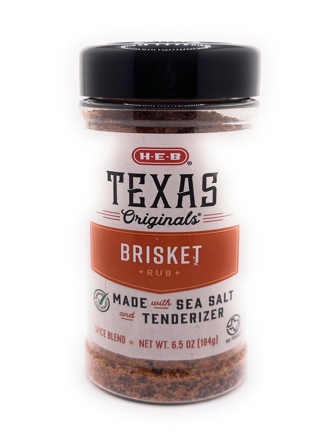 heb Texas Originals Brisket Rub Seasoning with Sea Salt and Tenderizer 6.5oz - 1 shaker bottle - Image 1
