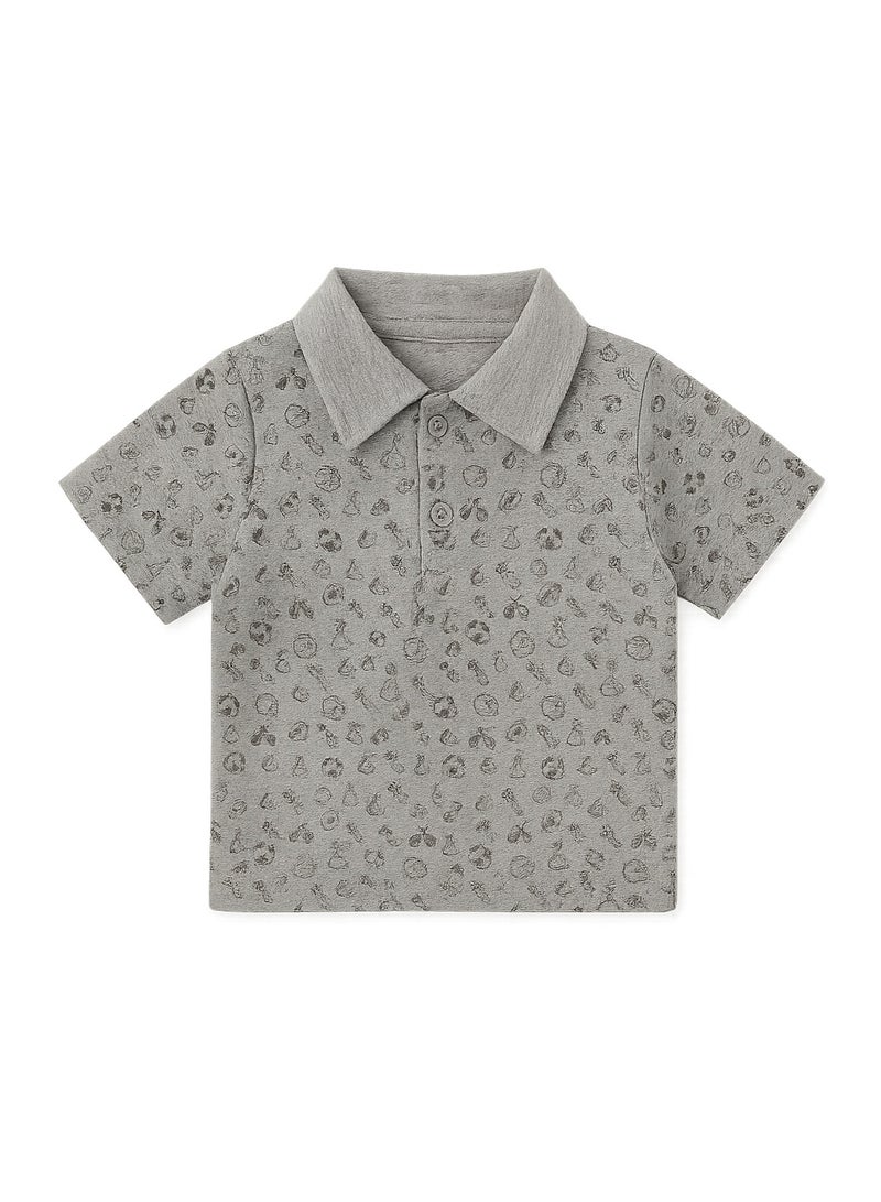 Nanaz Boy Printed Polo T-shirt