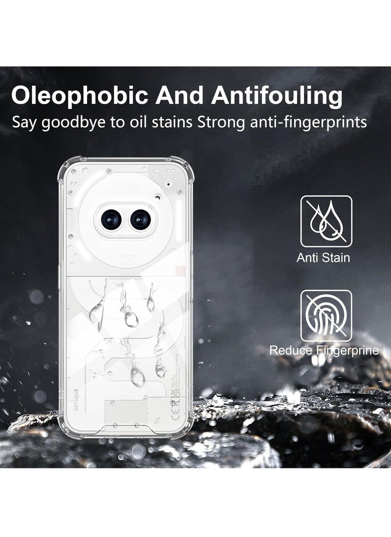 JAJEEK Nothing Phone 2A 5G Case and Tempered Glass Screen Protector [2 Pack] – Soft TPU Silicone Shockproof Transparent Phone Case, Crystal Clear Protection, Ultimate Safety for Your Device - Image 5