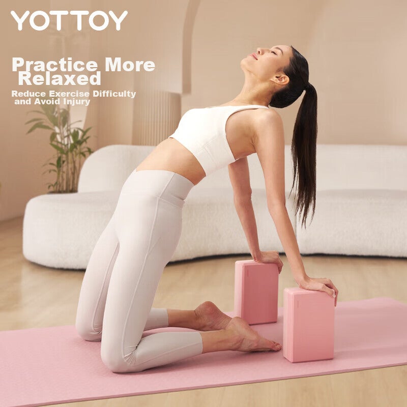 JD Jing Zao Yottoy High-Density EVA Eco-Friendly Yoga Block for Men And Women Beginners, Children's Dance Practice Brick - Image 2