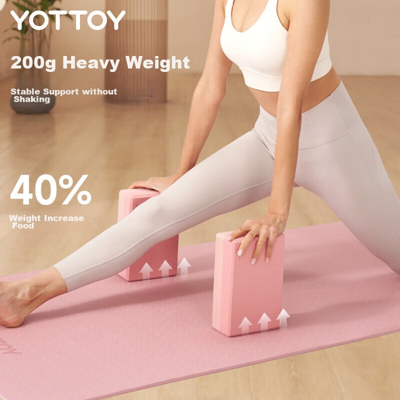 JD Jing Zao Yottoy High-Density EVA Eco-Friendly Yoga Block for Men And Women Beginners, Children's Dance Practice Brick - Image 5