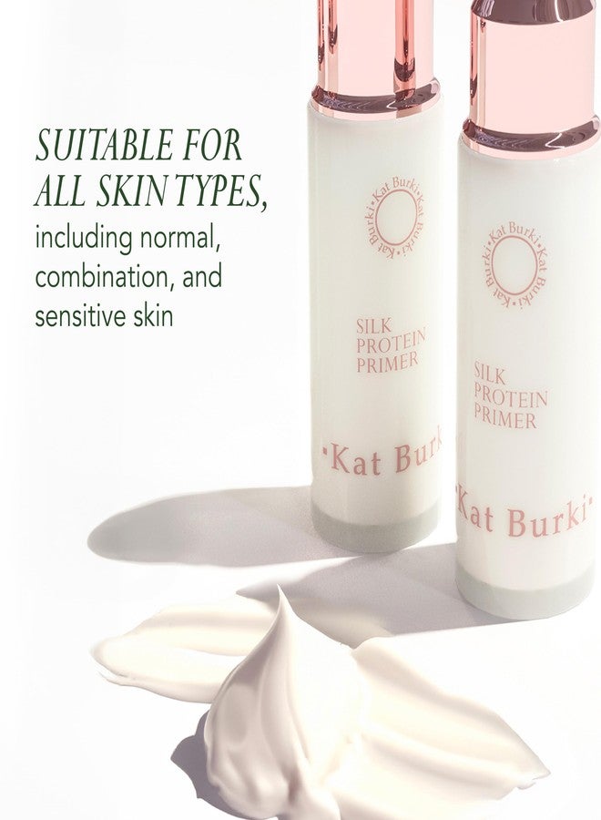 Kat Burki Silk Protein Primer. Skincare & Makeup Skin Perfecting with Hyaluronic Acid and Silk Amino Proteins to Hydrate & Plump Skin for an Airbrushed, & Smoother Appearance. Silicone Free, 1 fl. oz. - Image 5