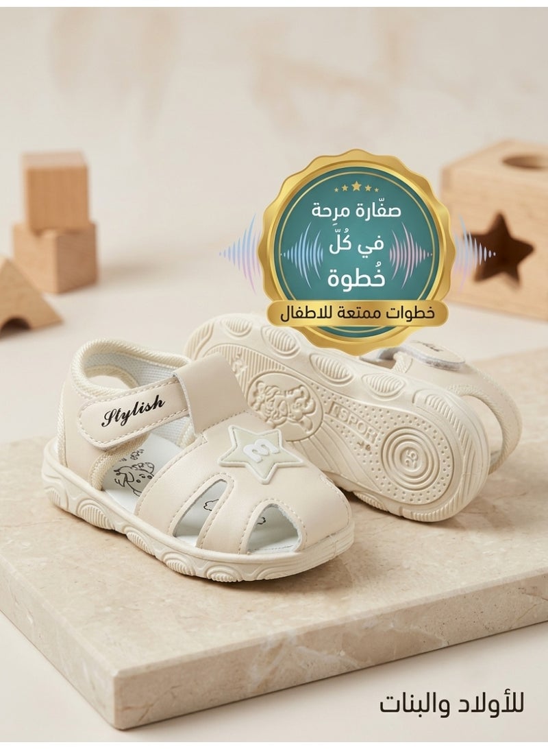stylish Baby shoes with sound - Baby shoes with sound - Baby sandals with whistle | Sole with whistle, shoes and sandals that make noise for girls and boys, baby girl shoes and comfortable sandal slippers, baby shoes with sound in modern designs and suitable for children's gifts - Image 1